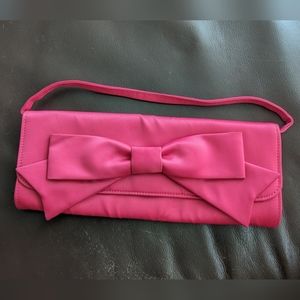 Pink Bow Clutch